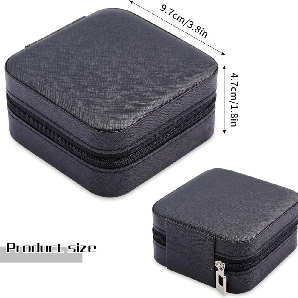Black Travel Jewelry Case